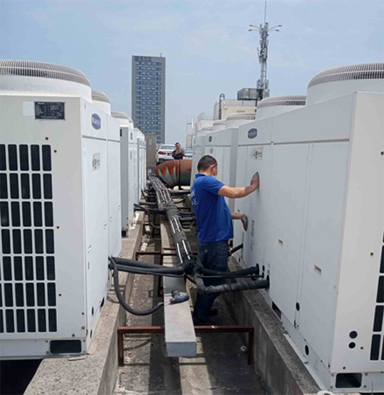 蕉岭中央空调制热和不制冷系统维修方法